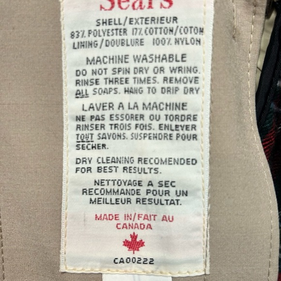 Vintage Sears Raintamer, S 40, 2 in 1 coat removable inner jacket 70-80’s tan - Picture 4 of 17